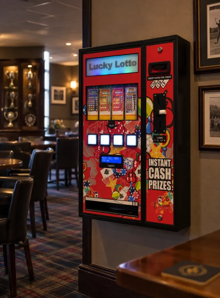 Pull tab machines